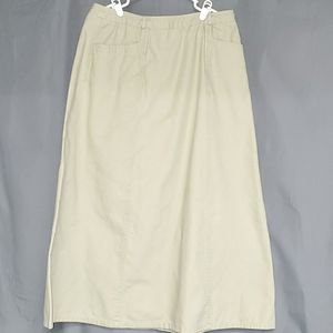 Khaki skirt